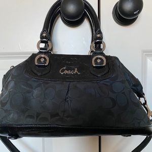 Black Coach Hand Bag